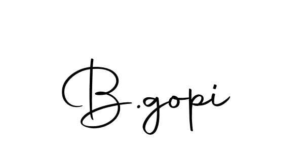 Use a signature maker to create a handwritten signature online. With this signature software, you can design (Autography-DOLnW) your own signature for name B.gopi. B.gopi signature style 10 images and pictures png