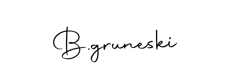 Use a signature maker to create a handwritten signature online. With this signature software, you can design (Autography-DOLnW) your own signature for name B.gruneski. B.gruneski signature style 10 images and pictures png