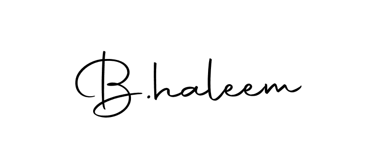 The best way (Autography-DOLnW) to make a short signature is to pick only two or three words in your name. The name B.haleem include a total of six letters. For converting this name. B.haleem signature style 10 images and pictures png