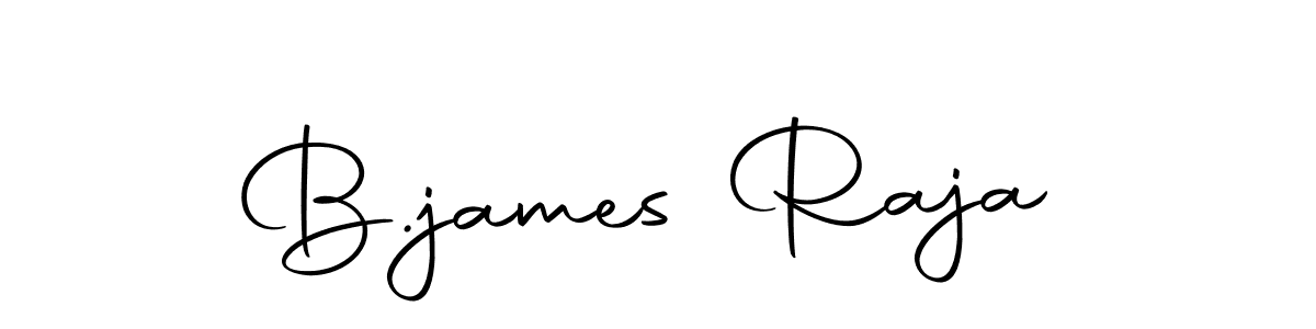 Use a signature maker to create a handwritten signature online. With this signature software, you can design (Autography-DOLnW) your own signature for name B.james Raja. B.james Raja signature style 10 images and pictures png