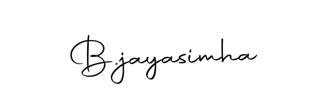 You should practise on your own different ways (Autography-DOLnW) to write your name (B.jayasimha) in signature. don't let someone else do it for you. B.jayasimha signature style 10 images and pictures png
