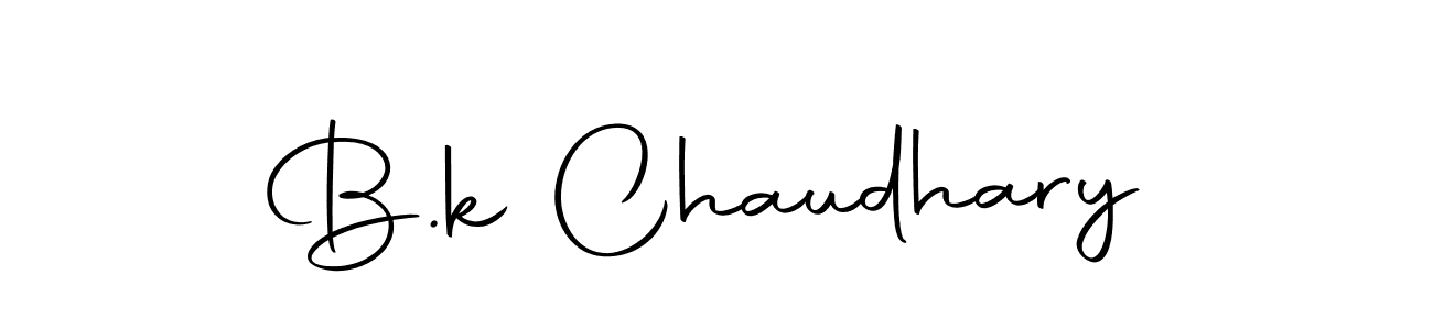 How to make B.k Chaudhary signature? Autography-DOLnW is a professional autograph style. Create handwritten signature for B.k Chaudhary name. B.k Chaudhary signature style 10 images and pictures png