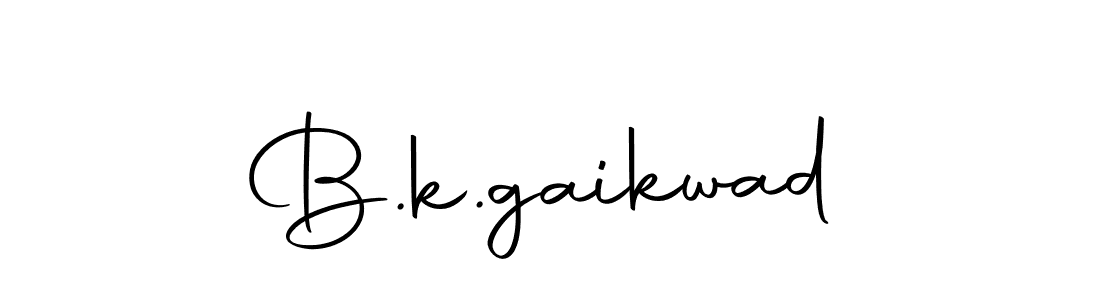 Make a beautiful signature design for name B.k.gaikwad. With this signature (Autography-DOLnW) style, you can create a handwritten signature for free. B.k.gaikwad signature style 10 images and pictures png
