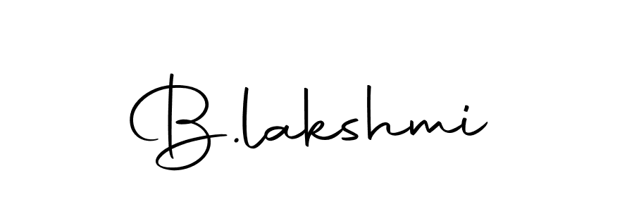 The best way (Autography-DOLnW) to make a short signature is to pick only two or three words in your name. The name B.lakshmi include a total of six letters. For converting this name. B.lakshmi signature style 10 images and pictures png