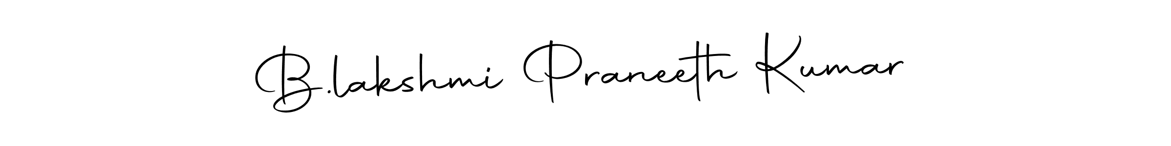 Make a beautiful signature design for name B.lakshmi Praneeth Kumar. With this signature (Autography-DOLnW) style, you can create a handwritten signature for free. B.lakshmi Praneeth Kumar signature style 10 images and pictures png