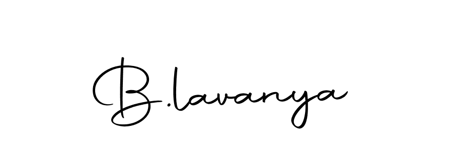 Create a beautiful signature design for name B.lavanya. With this signature (Autography-DOLnW) fonts, you can make a handwritten signature for free. B.lavanya signature style 10 images and pictures png