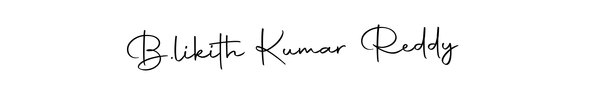 How to make B.likith Kumar Reddy signature? Autography-DOLnW is a professional autograph style. Create handwritten signature for B.likith Kumar Reddy name. B.likith Kumar Reddy signature style 10 images and pictures png