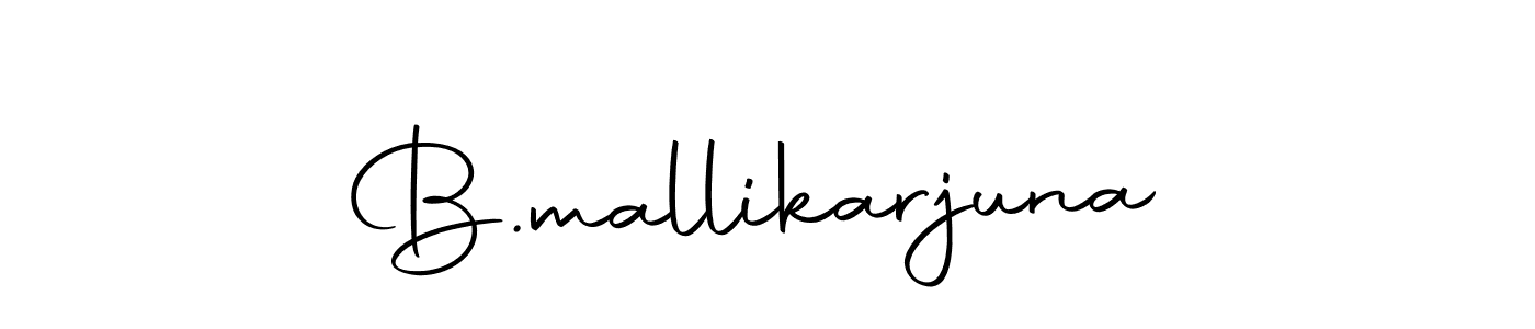 Make a beautiful signature design for name B.mallikarjuna. With this signature (Autography-DOLnW) style, you can create a handwritten signature for free. B.mallikarjuna signature style 10 images and pictures png