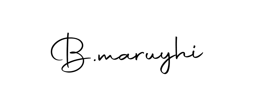 Make a beautiful signature design for name B.maruyhi. With this signature (Autography-DOLnW) style, you can create a handwritten signature for free. B.maruyhi signature style 10 images and pictures png