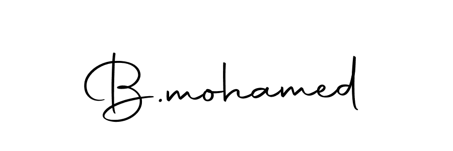 Make a beautiful signature design for name B.mohamed. With this signature (Autography-DOLnW) style, you can create a handwritten signature for free. B.mohamed signature style 10 images and pictures png