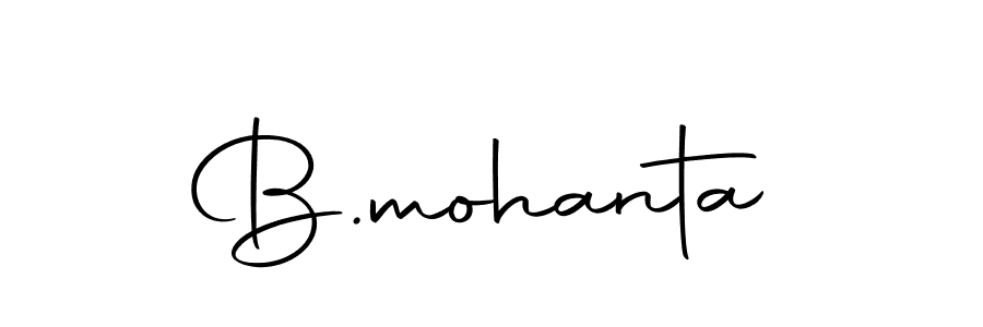 Design your own signature with our free online signature maker. With this signature software, you can create a handwritten (Autography-DOLnW) signature for name B.mohanta. B.mohanta signature style 10 images and pictures png