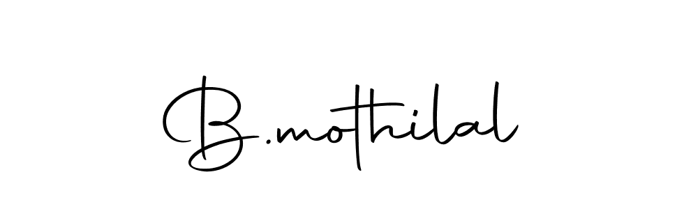 You should practise on your own different ways (Autography-DOLnW) to write your name (B.mothilal) in signature. don't let someone else do it for you. B.mothilal signature style 10 images and pictures png