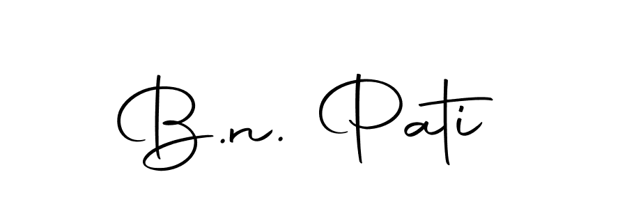 How to make B.n. Pati signature? Autography-DOLnW is a professional autograph style. Create handwritten signature for B.n. Pati name. B.n. Pati signature style 10 images and pictures png