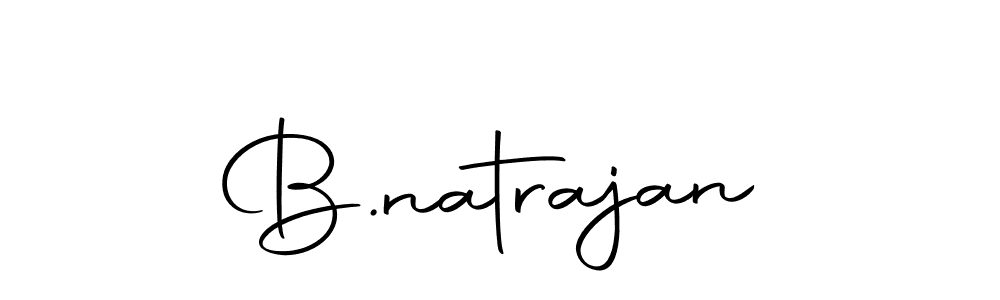 How to make B.natrajan signature? Autography-DOLnW is a professional autograph style. Create handwritten signature for B.natrajan name. B.natrajan signature style 10 images and pictures png