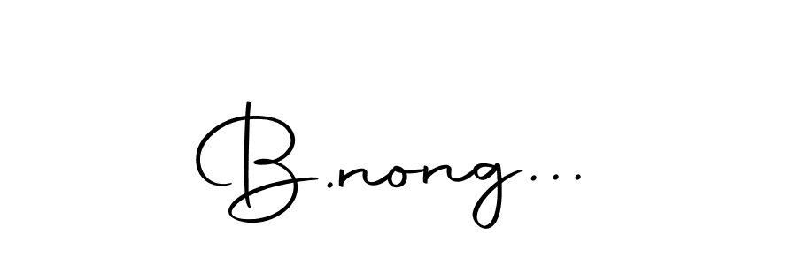 How to Draw B.nong... signature style? Autography-DOLnW is a latest design signature styles for name B.nong.... B.nong... signature style 10 images and pictures png