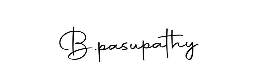 Design your own signature with our free online signature maker. With this signature software, you can create a handwritten (Autography-DOLnW) signature for name B.pasupathy. B.pasupathy signature style 10 images and pictures png