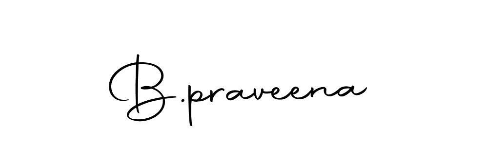Use a signature maker to create a handwritten signature online. With this signature software, you can design (Autography-DOLnW) your own signature for name B.praveena. B.praveena signature style 10 images and pictures png