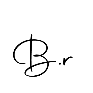 The best way (Autography-DOLnW) to make a short signature is to pick only two or three words in your name. The name B.r include a total of six letters. For converting this name. B.r signature style 10 images and pictures png