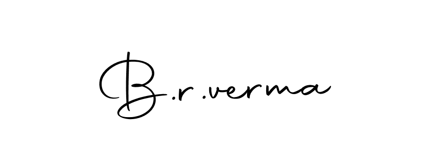 How to make B.r.verma signature? Autography-DOLnW is a professional autograph style. Create handwritten signature for B.r.verma name. B.r.verma signature style 10 images and pictures png