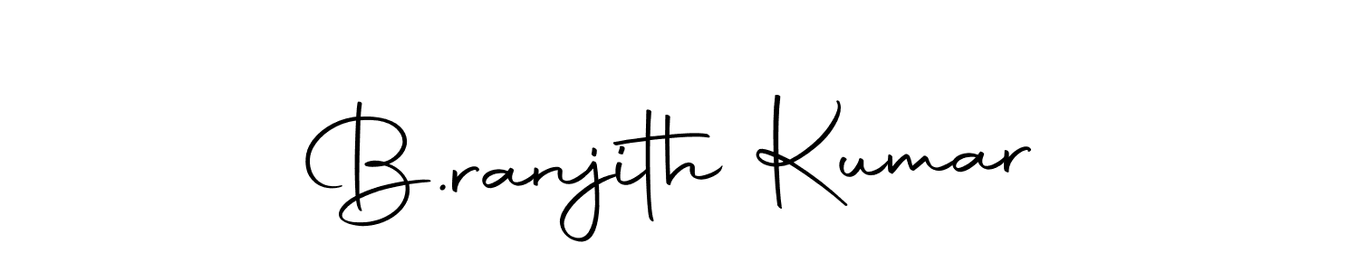 How to make B.ranjith Kumar signature? Autography-DOLnW is a professional autograph style. Create handwritten signature for B.ranjith Kumar name. B.ranjith Kumar signature style 10 images and pictures png
