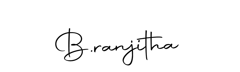 Also we have B.ranjitha name is the best signature style. Create professional handwritten signature collection using Autography-DOLnW autograph style. B.ranjitha signature style 10 images and pictures png