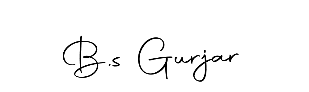 The best way (Autography-DOLnW) to make a short signature is to pick only two or three words in your name. The name B.s Gurjar include a total of six letters. For converting this name. B.s Gurjar signature style 10 images and pictures png