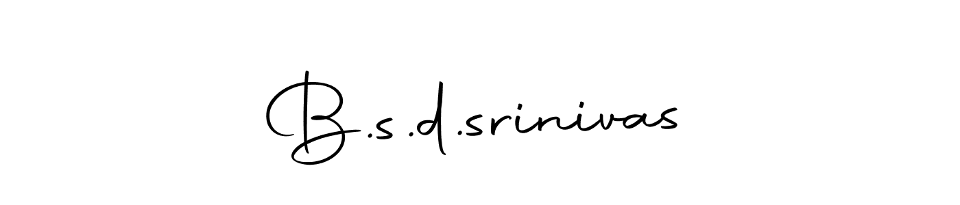 The best way (Autography-DOLnW) to make a short signature is to pick only two or three words in your name. The name B.s.d.srinivas include a total of six letters. For converting this name. B.s.d.srinivas signature style 10 images and pictures png