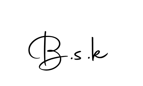 Make a beautiful signature design for name B.s.k. With this signature (Autography-DOLnW) style, you can create a handwritten signature for free. B.s.k signature style 10 images and pictures png