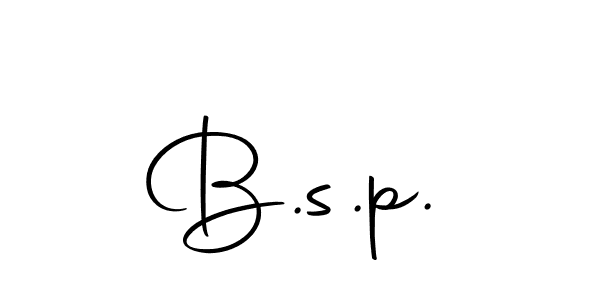 Make a beautiful signature design for name B.s.p.. With this signature (Autography-DOLnW) style, you can create a handwritten signature for free. B.s.p. signature style 10 images and pictures png
