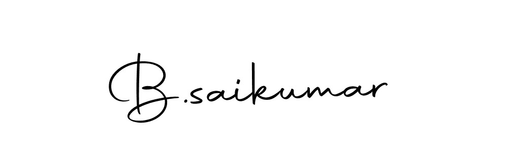 Also we have B.saikumar name is the best signature style. Create professional handwritten signature collection using Autography-DOLnW autograph style. B.saikumar signature style 10 images and pictures png