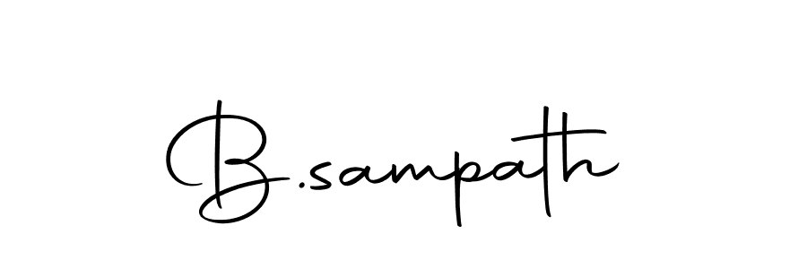 How to make B.sampath name signature. Use Autography-DOLnW style for creating short signs online. This is the latest handwritten sign. B.sampath signature style 10 images and pictures png