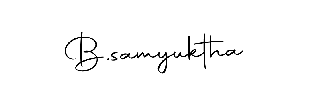 Make a beautiful signature design for name B.samyuktha. Use this online signature maker to create a handwritten signature for free. B.samyuktha signature style 10 images and pictures png