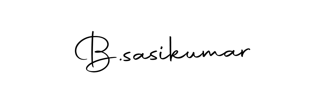 Use a signature maker to create a handwritten signature online. With this signature software, you can design (Autography-DOLnW) your own signature for name B.sasikumar. B.sasikumar signature style 10 images and pictures png