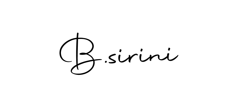 The best way (Autography-DOLnW) to make a short signature is to pick only two or three words in your name. The name B.sirini include a total of six letters. For converting this name. B.sirini signature style 10 images and pictures png