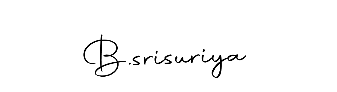 How to make B.srisuriya name signature. Use Autography-DOLnW style for creating short signs online. This is the latest handwritten sign. B.srisuriya signature style 10 images and pictures png