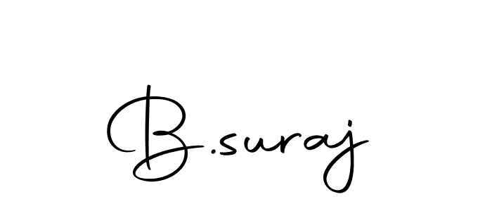 How to make B.suraj name signature. Use Autography-DOLnW style for creating short signs online. This is the latest handwritten sign. B.suraj signature style 10 images and pictures png