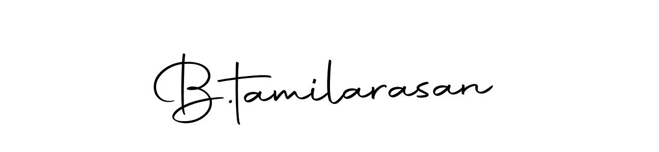 How to make B.tamilarasan name signature. Use Autography-DOLnW style for creating short signs online. This is the latest handwritten sign. B.tamilarasan signature style 10 images and pictures png