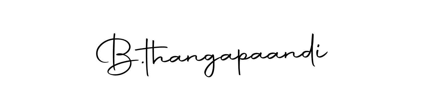 Make a beautiful signature design for name B.thangapaandi. With this signature (Autography-DOLnW) style, you can create a handwritten signature for free. B.thangapaandi signature style 10 images and pictures png