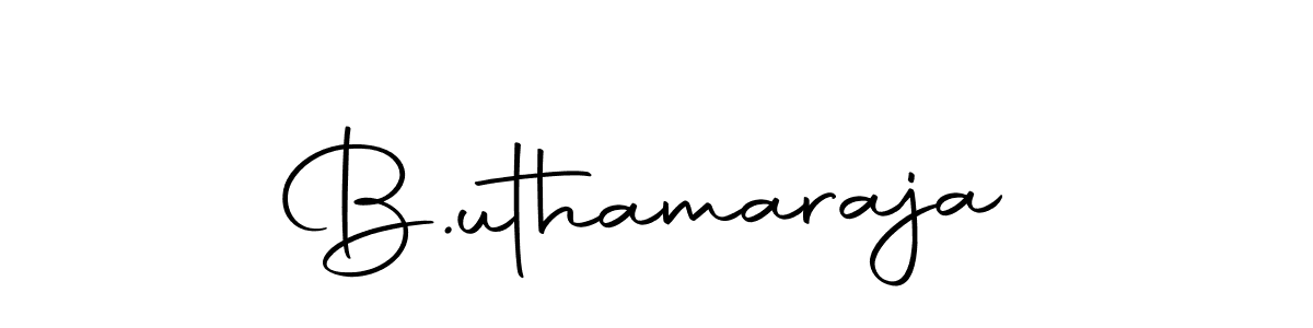 The best way (Autography-DOLnW) to make a short signature is to pick only two or three words in your name. The name B.uthamaraja include a total of six letters. For converting this name. B.uthamaraja signature style 10 images and pictures png