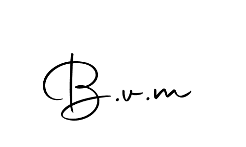 You should practise on your own different ways (Autography-DOLnW) to write your name (B.v.m) in signature. don't let someone else do it for you. B.v.m signature style 10 images and pictures png