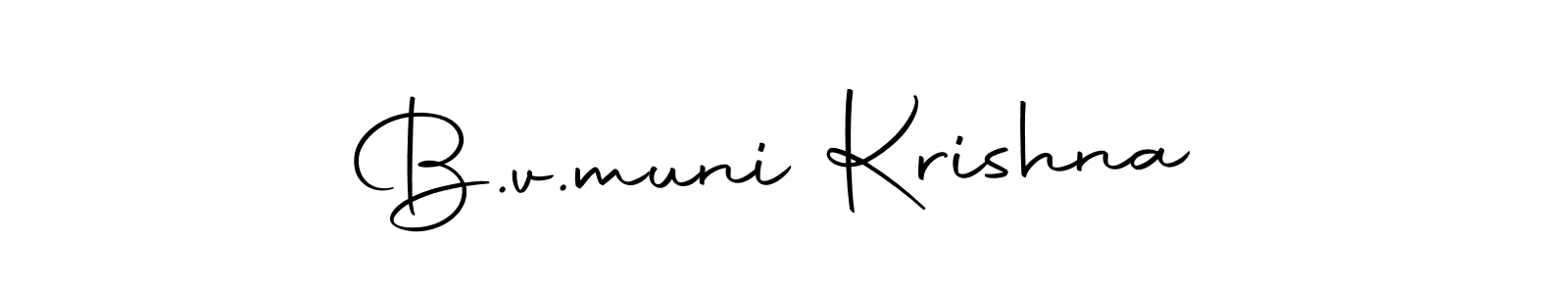 Best and Professional Signature Style for B.v.muni Krishna. Autography-DOLnW Best Signature Style Collection. B.v.muni Krishna signature style 10 images and pictures png