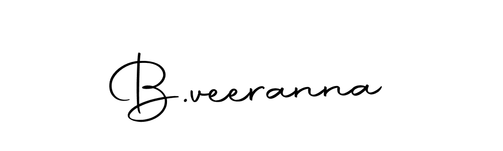 Create a beautiful signature design for name B.veeranna. With this signature (Autography-DOLnW) fonts, you can make a handwritten signature for free. B.veeranna signature style 10 images and pictures png