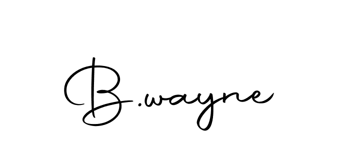 You should practise on your own different ways (Autography-DOLnW) to write your name (B.wayne) in signature. don't let someone else do it for you. B.wayne signature style 10 images and pictures png