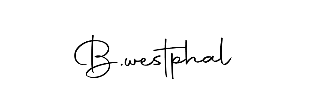 The best way (Autography-DOLnW) to make a short signature is to pick only two or three words in your name. The name B.westphal include a total of six letters. For converting this name. B.westphal signature style 10 images and pictures png