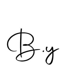 How to make B.y signature? Autography-DOLnW is a professional autograph style. Create handwritten signature for B.y name. B.y signature style 10 images and pictures png