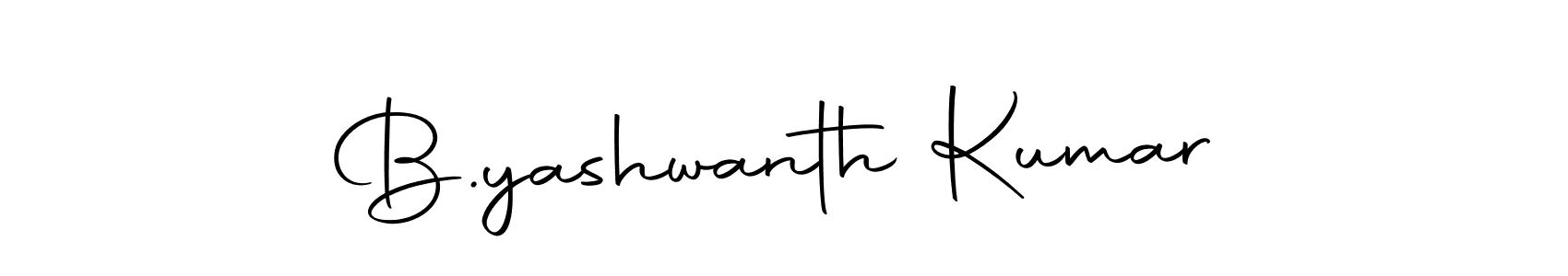 Make a beautiful signature design for name B.yashwanth Kumar. With this signature (Autography-DOLnW) style, you can create a handwritten signature for free. B.yashwanth Kumar signature style 10 images and pictures png