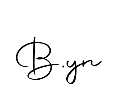 It looks lik you need a new signature style for name B.yn. Design unique handwritten (Autography-DOLnW) signature with our free signature maker in just a few clicks. B.yn signature style 10 images and pictures png