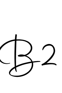 Create a beautiful signature design for name B2. With this signature (Autography-DOLnW) fonts, you can make a handwritten signature for free. B2 signature style 10 images and pictures png