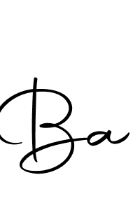 Make a beautiful signature design for name Ba. With this signature (Autography-DOLnW) style, you can create a handwritten signature for free. Ba signature style 10 images and pictures png