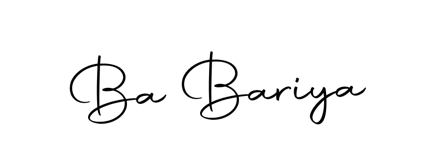 The best way (Autography-DOLnW) to make a short signature is to pick only two or three words in your name. The name Ba Bariya include a total of six letters. For converting this name. Ba Bariya signature style 10 images and pictures png